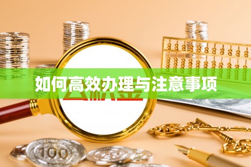 头屯河如何高效办理与注意事项