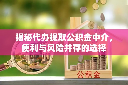 头屯河揭秘代办提取公积金中介，便利与风险并存的选择