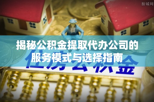 头屯河揭秘公积金提取代办公司的服务模式与选择指南