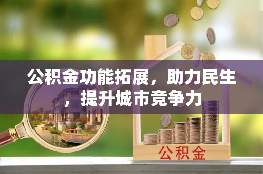 头屯河公积金功能拓展，助力民生，提升城市竞争力