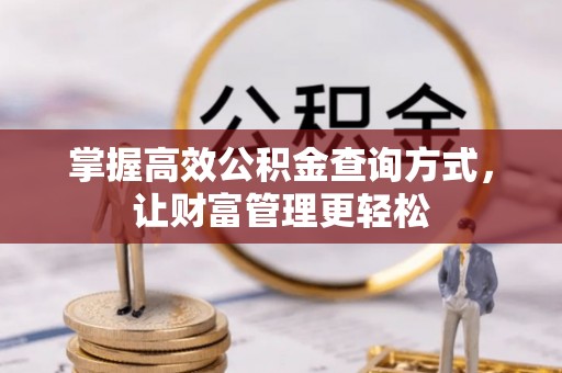 头屯河掌握高效公积金查询方式，让财富管理更轻松