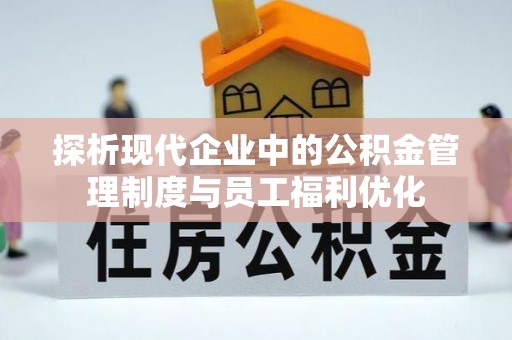 头屯河探析现代企业中的公积金管理制度与员工福利优化