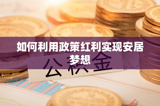 头屯河如何利用政策红利实现安居梦想