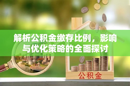 头屯河解析公积金缴存比例，影响与优化策略的全面探讨
