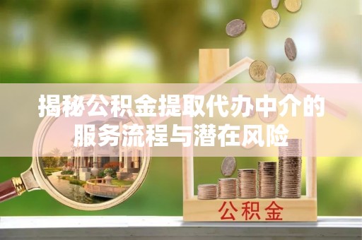 头屯河揭秘公积金提取代办中介的服务流程与潜在风险