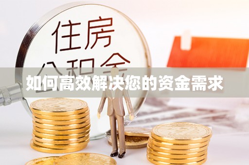 头屯河如何高效解决您的资金需求
