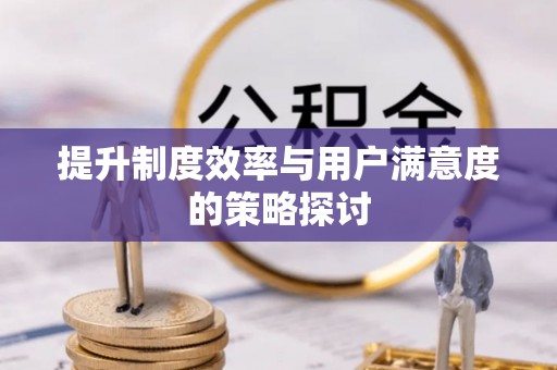 头屯河提升制度效率与用户满意度的策略探讨